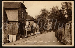 Postcard / CPA / Puttenham / Surrey / Post Office And Church / Ed. F. Frith / Ptn. 5 / 2 Scans - Surrey