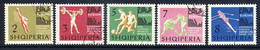ALBANIA 1963 Sports Championships Set Used.  Michel 763-67 - Albania