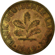Monnaie, République Fédérale Allemande, 5 Pfennig, 1949, Stuttgart, TB, Brass - 5 Pfennig