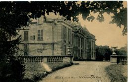 N°1648 T -cpa Méry Sur Oise -le Château Vu Du Parc- - Mery Sur Oise