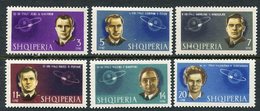 ALBANIA 1963 Soviet Cosmonauts Set MNH / **.  Michel 757-62A - Albania