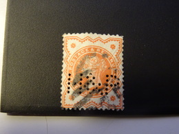 GRANDE-BRETAGNE  Perforé Perfin 1887-1900 VICTORIA - Unclassified