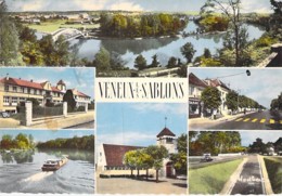 77 - VENEUX Les SABLONS :  Multivues - CPSM (4.820 Habitants) GF 1974 - Seine Marne - Autres & Non Classés