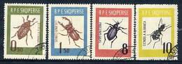 ALBANIA 1963 Insects Set Used.  Michel 735-38 - Albanien