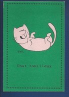 HUMOUR - CHAT - ILLUSTRATEUR : SINÉ - CHAT TOUILLEUX - Sine