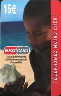 ANTILLES FRANCAISES  -  Prepaid  -  EkoCARD - 15 Euros - Antilles (French)