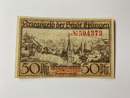 Allemagne Notgeld Eklingen 50 Pfennig - Collections