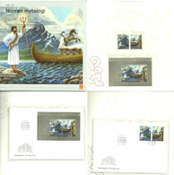 Norway 2004 Norden: Nordic Myths  Mi 1500-1501 Bloc 25,  MNH And Set In FDC In Folder - Cartas & Documentos
