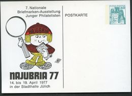 Bund PP100 D2/022 NAJUBRIA JÜLICH 1977 - Cartes Postales Privées - Neuves