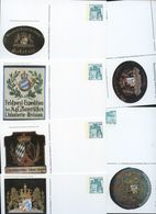 Bund PP100 D2/027 MÜNCHEN HISTORISCHE POSTHAUSSCHILDER  1977 - Private Postcards - Mint