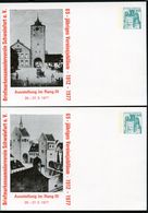 Bund PP100 D2/037 SCHWEINFURT STADTTORE 1977 - Privatpostkarten - Ungebraucht