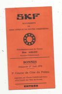 Ticket D'entrée , Sports Automobiles ,3 E Course De Côte Du Poitou, 86 ,BONNES ,1976 , écurie Châtellerault-Poitou - Eintrittskarten