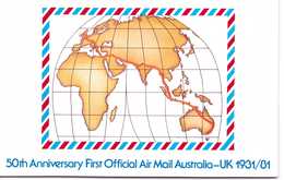 AUSTRALIE 1981 POSTE AERIENNE PACK DE PRESENTATION  Yvert N°731/32 NEUF MNH** - Presentation Packs