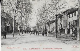 REALMONT : Boulevard Armengaud Animé ( 1910 ) - Realmont