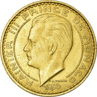 Monnaie, Monaco, Rainier III, 50 Francs, Cinquante, 1950, SUP, Aluminum-Bronze - 1949-1956 Oude Frank