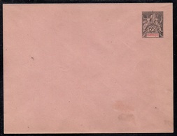 MARTINIQUE / 1892 ENTIER POSTAL 25 C. NOIR/ROSE - ENVELOPPE / ACEP # 7 (ref LE3896) - Cartas & Documentos