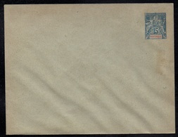 MARTINIQUE / 1892 ENTIER POSTAL 15 C. BLEU - ENVELOPPE / ACEP # 4 (ref LE3897) - Cartas & Documentos