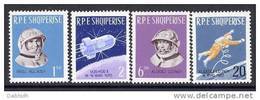 ALBANIA 1965 Soviet Cosmonauts Set  MNH / **.  Michel 941-44 - Albanie