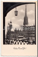 Wien - Vienna - Stephansdom - Cathedral - 45588 - 1958 - Old Postcard - Austria - Used - Stephansplatz