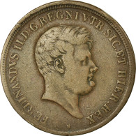 Monnaie, États Italiens, NAPLES, Ferdinando II, 5 Tornesi, 1849, TB+, Cuivre - Naples & Sicile