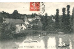N°1691 T -cpa Amayé -le Pont Du Coudray -pêcheurs- - Fishing