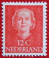 12 Ct Koningin Juliana EN FACE NVPH 522 (Mi 529) 1949-1951 1950 MH / Ongebruikt NEDERLAND / NIEDERLANDE - Nuovi