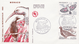 Monaco, Animals, Birds, Parc National Du Mercantour - Covers & Documents
