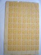 MAROC - Postes Locales - 2 Blocs Du N° 51 (1 X 35 + 1 X 63 = 98 TP ) 1p Jaune De Mazagan à Marrakech Forte Cote - RARE - Postes Locales & Chérifiennes