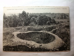Carte Postale Fondettes (37) Chatigny : Restes D'une Villa Gallo-romaine (piscines) (Petit Format Non Circulée ) - Fondettes