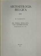 « De Terra Sigillata Van GROBBENDONK” DE BOE, G. In « Archaeologia Belgica» Bxl 1977 - Archeologia