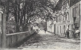 Avenue De Marseille Hotel Pigot  Carte En  Très Bon état - Nans-les-Pins