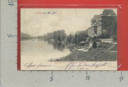 CARTOLINA VG ITALIA - TORINO - Riva Del Po E Castello Del Valentino - 9 X 14 - 1901 - Fiume Po