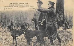 CPA 62 SUR LE FRONT PRES D ARRAS CHIENS DRESSES POUR LA TRANSMISSION DES ORDRES - Arras