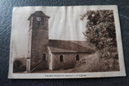 CPA - DEMPTÉZIEU (38) - L'église - Bouchain