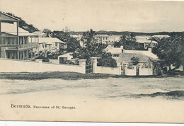 Bermuda Panorama Of St Georges   Undivided Back - Bermuda