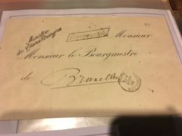 Franchise 20/08/1875 Ministère Af.étr. Par Gr. Recomm. De SC Bruxelles - Franchise