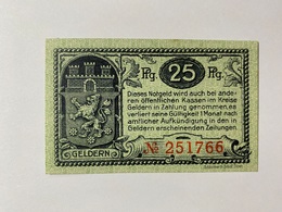 Allemagne Notgeld Geldern 25 Pfennig - Collections