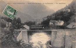 Cauterets          65       Tramway Sur Le Pont. La Raillère      (voir Scan) - Cauterets