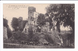1 - St-AUBIN-de-LUIGNE - Ruines Du Château De La Guerche - Autres & Non Classés