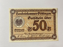 Allemagne Notgeld Gottingen 50 Pfennig - Collections