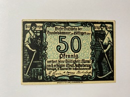 Allemagne Notgeld Gottingen 50 Pfennig - Collections