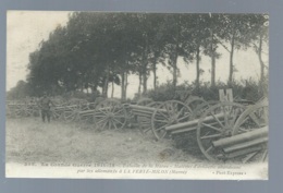 N°308 - La Grande Guerre 1914/15 - Bataille De La Marne - Matériel D'artillerie Abandonné Par Les Allemands Vah60 - Guerra 1914-18