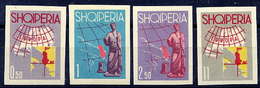 ALBANIA 1962 Europa Imperforate Set MNH / **  Michel 689-91 - Albanie