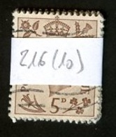 Grande Bretagne - Great Britain - Großbritannien Lot 1937-47 Y&T N°216 - Michel N°205 (o) - Lot De 10 Timbres - Sheets, Plate Blocks & Multiples