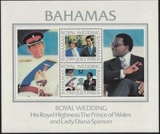 BAHAMAS : Sheet ROYAL WEDDING Prince Of Wales And Diana Spencer MNH - Bahamas (1973-...)