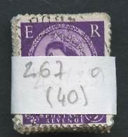 Grande Bretagne - Great Britain - Großbritannien Lot 1952-54 Y&T N°267 - Michel N°262 (o) - Lot De 40 Timbres - Sheets, Plate Blocks & Multiples