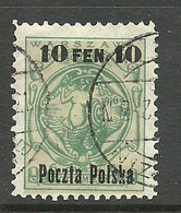 POLEN Poland 1918 Michel 3 O - Used Stamps