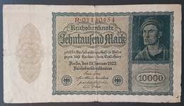 FA - Germany 1922 10000 Mark Banknote R.01130454 - 10000 Mark