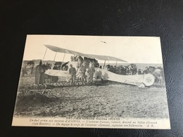 347 - La Grande Guerre 1914-15 Un Duel Aerien Aux Environs D’AMIENS L’aviateur Francais Gilvert Descend Un Biplan...1915 - Weltkrieg 1914-18