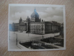 LEIPZIG Reichsgericht Bilder Card Photo Photography (4x5,2cm) Sachsen Saxony GERMANY 30s Tobacco - Ohne Zuordnung